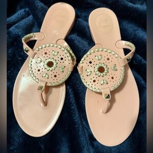 Jack Rogers Georgica blush jelly sandals